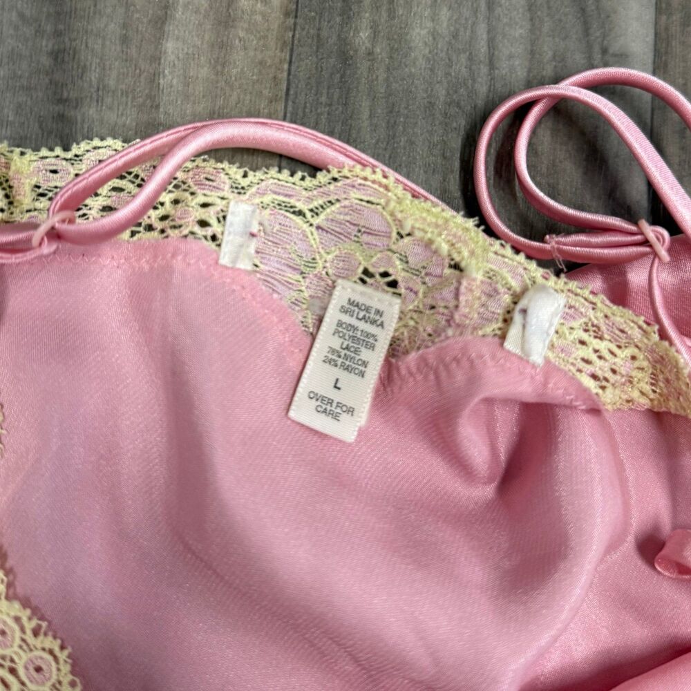 Victoria’s Secret Coquette pink lace detail satin slip dress - Picture 4 of 4